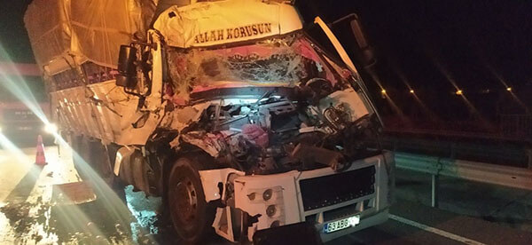 Pamukova ilçesinde trafik kazası