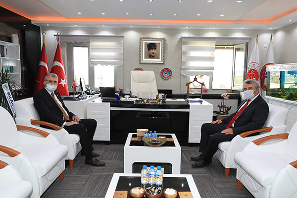 Başkan Yüce cumhuriyet başsavcısı köse'ye başarılar diledi