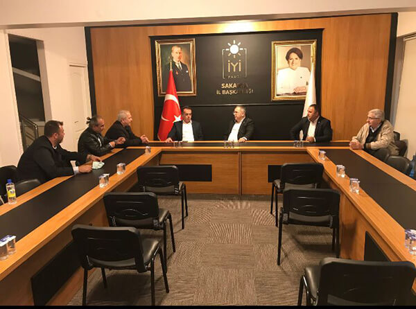 İYİ Parti Adapazarı Teşkilatı, Fotoğrafçılar Odasını ağırladı