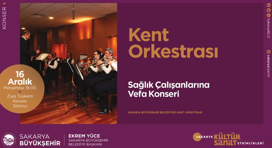 Büyükşehir’den sağlık çalışanlarına vefa konseri