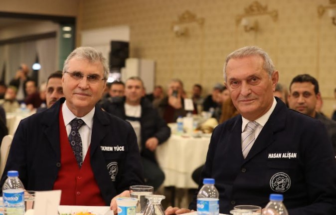 ''Başkan Yüce esnaf buluşmasında konuştu''