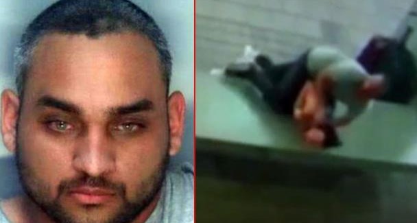 ABD'de kan donduran görüntü! Durakta otobüs bekleyen kadını ayakkabı bağıyla boğmaya çalıştı