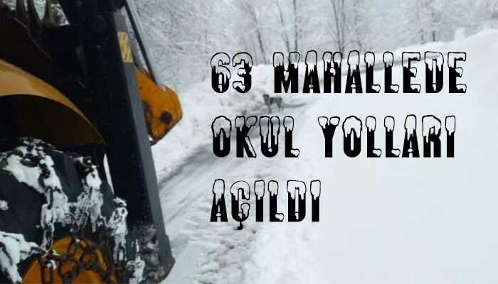 Sakarya Büyük Şehir Belediyesi Kar Mesaisinde