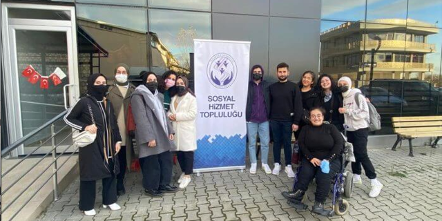 Sosyal Hizmet Öğrenci Topluluğu’ndan Anlamlı Kampanya