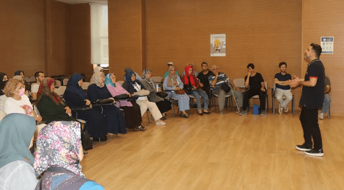 SGM’de ailelere stres ve motivasyon eğitimi